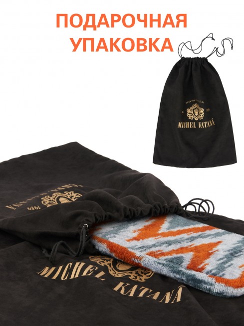 Шелковый (Бахмаль) Клатч-конверт-папка-косметичка IN AEQUILIBRIUM! (Весь мир в балансе!) THINY_IN AEQUILIBRIUM!/S